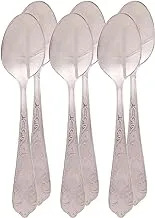 Raj Rk Tea Spoon - 6 Pieces Pack,Grey