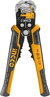 Ingco HWSP102418 Automatic Wire Stripper, 0.2-6mm² Size, Yellow/Black