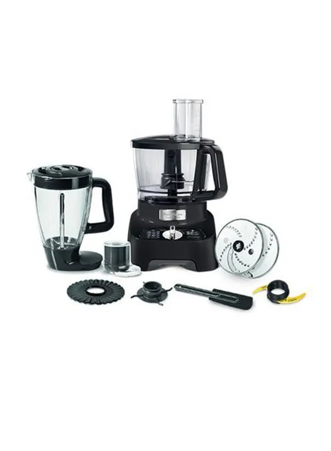 Moulinex Food Processor | Double Force 3L Food Processor |8 Attachments | 2 Years Warranty 3 L 1000 W FP821827 Black/Clear