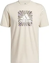 adidas Men's Sport Optimist Sun Logo Sportswear Graphic T-Shirt