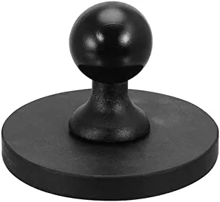 Arkon arkon 65mm diameter round heavy-duty magnetic base with 25mm (1 inch) ball black retail (sp1420mag25)