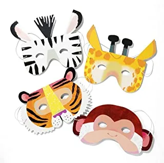 Talking Tables Party Animals Paper Mask, Multicolour