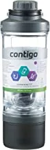 Contigo Shake And Go Fit Tasteguard Protein Shaker Bottle With Mixer Ball And Storage Compartment, Large Bpa Free Drinking Flask, Ideal For Protein Or Nutrition Shakes, 650 Ml