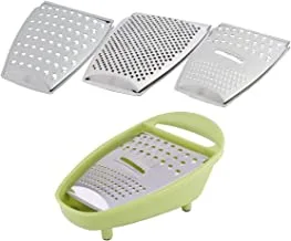 Al Saif K09095/1 Grater with Food Container, Green