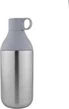Al Saif Flask Double Layer Stainless Steel, Size:1 Liter, Colour:grey