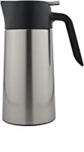 Al Saif Stainless Steel Coffee And Tea Vacuum Flask, Size: 1.0 Liter, Colour:Black