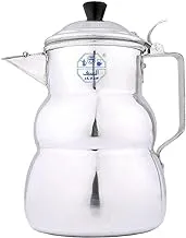 Al Saif New Belly Design Aluminium Milk Jug, 1.8 Liter Capacity, Silver