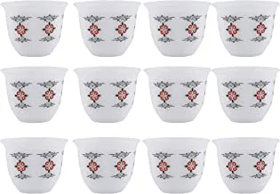 ALSAIF Gawa Cup Set Of 12PCs, Multi-Color Size: Medium, K65173/6/M