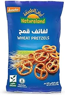 Natureland Wheat Pretzels, 125g - Pack of 1
