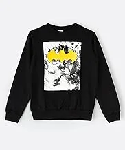 Batman Sweatshirt for Senior Boys - Black, 11-12 Year