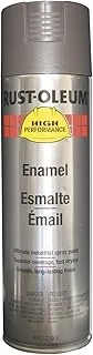 Rust-Oleum V2115838 V2100 System Enamel Spray Paint, 15-Ounce, Silver Aluminum