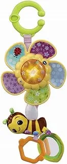 Vtech - tug & spin busy bee | interactive & developmental toy with sounds and music | for boys & girls, suitable for ages 3 months+