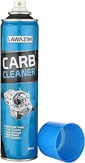Lawazim Carb Cleaner - Fast-acting Residue-free Safe for Sensors Cleaning Spray Removes Deposits Cleans clogged carburetors Improves engine performance for Engine Motorcycle Automotives Vehicles