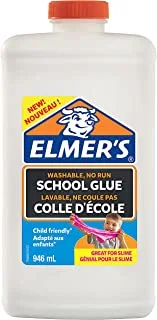 Elmer's White Glue 946 ml , Washable , Glue is Great for Paper, Cloth and All Sorts of Craft Projects