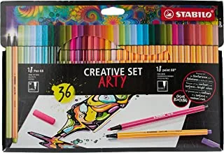 Stabilo Point 88 Arty Card 36 Color Fineliner Pen 6-Pieces