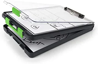 Dexas Clearview Clipcase Dry Erase Clipboard، 13.75 X 9.5 Inch، Green