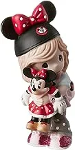 Precious Moments Minnie Mouse Fan Figurine | Disney Showcase Girl Minnie Mouse Fan | Little Girl Disney Fan | Disney Decor & Gifts | Hand-Painted