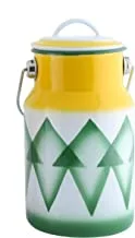 Al Saif Diamond Design Butter Can, 3 Liter Capacity, Green