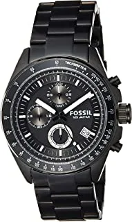 Fossil Mens Quartz Watch, Analog Display and Stainless Steel Strap
