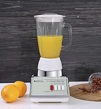 Refura 2 in 1 Blender 450W White RE-10203 Countertop Blender Mixer with Stainless Steel Blade, Safety Lock System, 1.4 L Unbreakable Jar, Grinding Cup | Kitchen Appliances