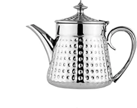 ZAD Stainless Steel Tea Pot, 35 oz Capacity, Chrome