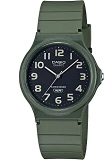 Casio Unisex Watch Classic Casual Analog Black Dial Resin Band MQ-24UC-3BDF