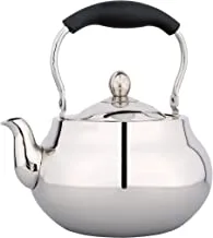 ZAD Stainless Steel Tea Kettle with Bakelite Handle, 1.50 Liter Capacity