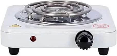 Refura 1000-Watt Spiral Electric Hot Plate with Variable Temperature Control, Over Heat Protection RE-8002