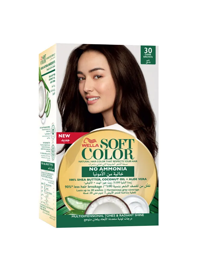 WELLA Soft Color Natural Instincts Hair Color 3/0 Dark Brown