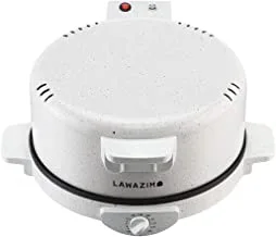 Lawazim Electric Arabic Bread, Roti, Tortilla And Pizza Maker 1800W New Compact Automatic High temp 180-240c Bread toaster warmer White, K50077