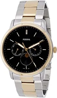 Fossil Neutra Moonphase Multifunction Two-Tone Stainless Steel Watc - FS5906, Black