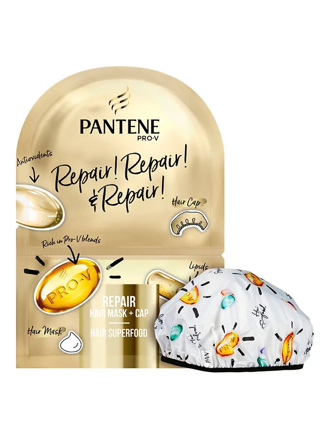 Pantene Repair Hair Mask And Cap Multicolour 20ml
