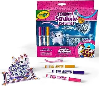 مجموعة لعب زي الأميرة Scribble Scribie من كرايولا ، ألعاب أطفال ، هدية للبنات والأولاد