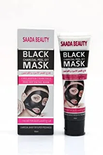 Black Charcoal & Cologen Face Mask White 100ml