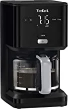 TEFAL Coffee Machine | Smart'N Light Drip Coffee Maker | 1.25 L | Oversized Water Head Design | 24-Hour Programmable Timer |AROMA Function | 30-Min Auto-Off | 2 Years Warranty | CM600840