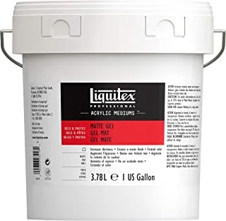 Liquitex 5324 Professional Matte Gel Medium, 128-oz (gallon)