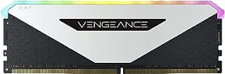 CORSAIR VENGEANCE RGB RT 16 جيجابايت (2 × 8 جيجابايت) DDR4 3200 (PC4-25600) C16 1.35 فولت ذاكرة سطح المكتب