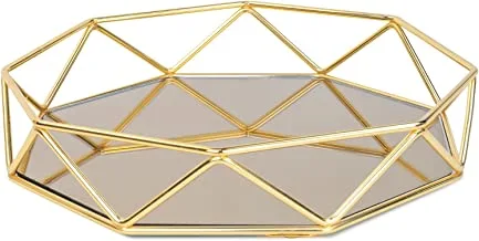 Zeyve Elite Medium Bronze Round Prism Tray