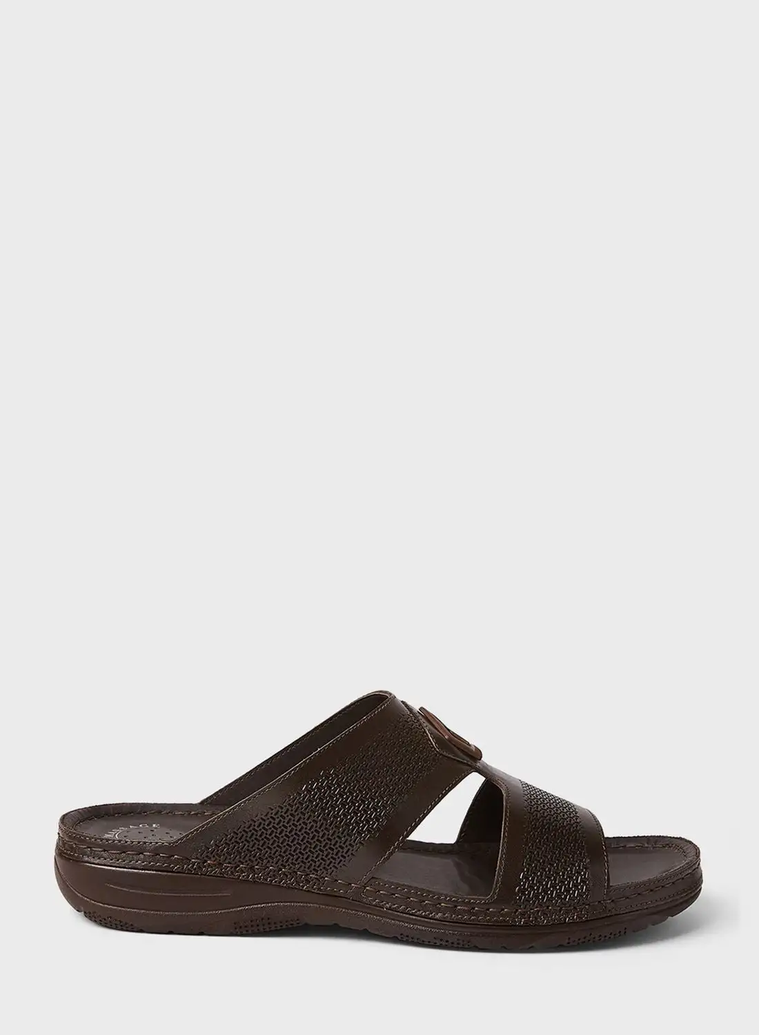 Comfort Plus Leather Flat Sandals