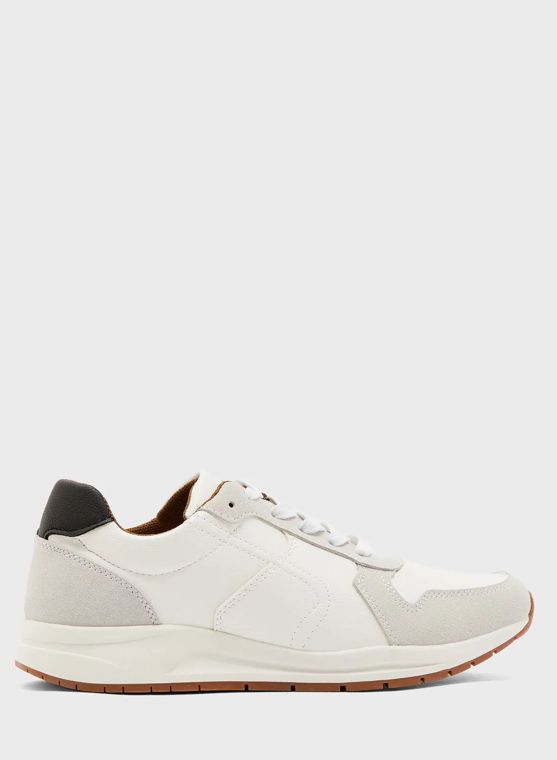 Seventy Five Faux Leather and Suede Casual Sneakers