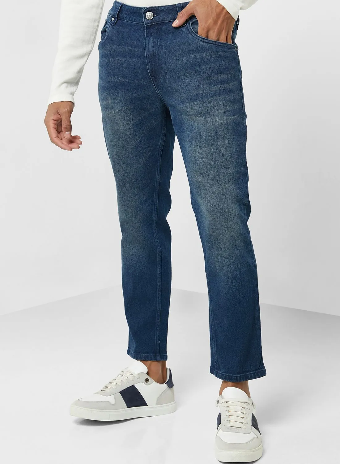 Seventy Five Tapered Fit Washed Jean
