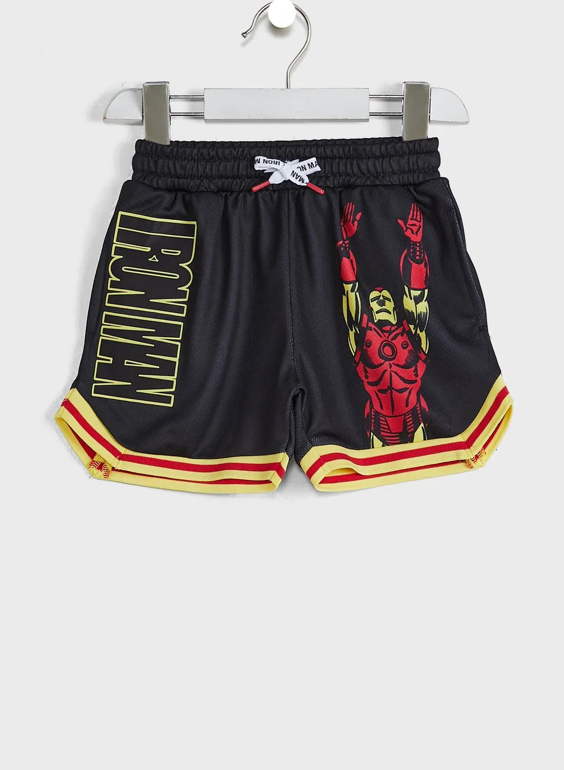 Cotton On Kids Iron Man Basketball Shorts