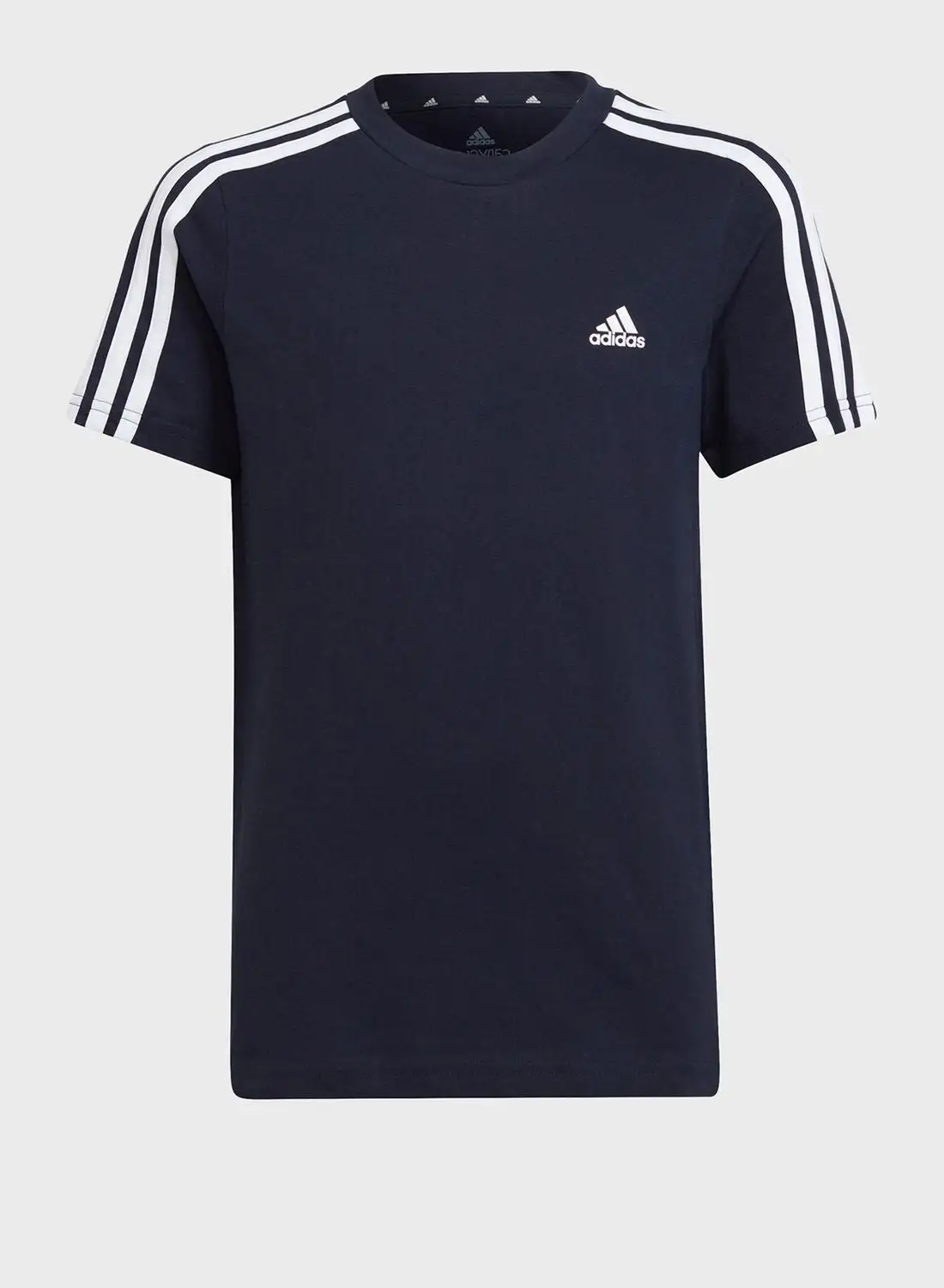 Adidas Youth 3 Stripe T-Shirt