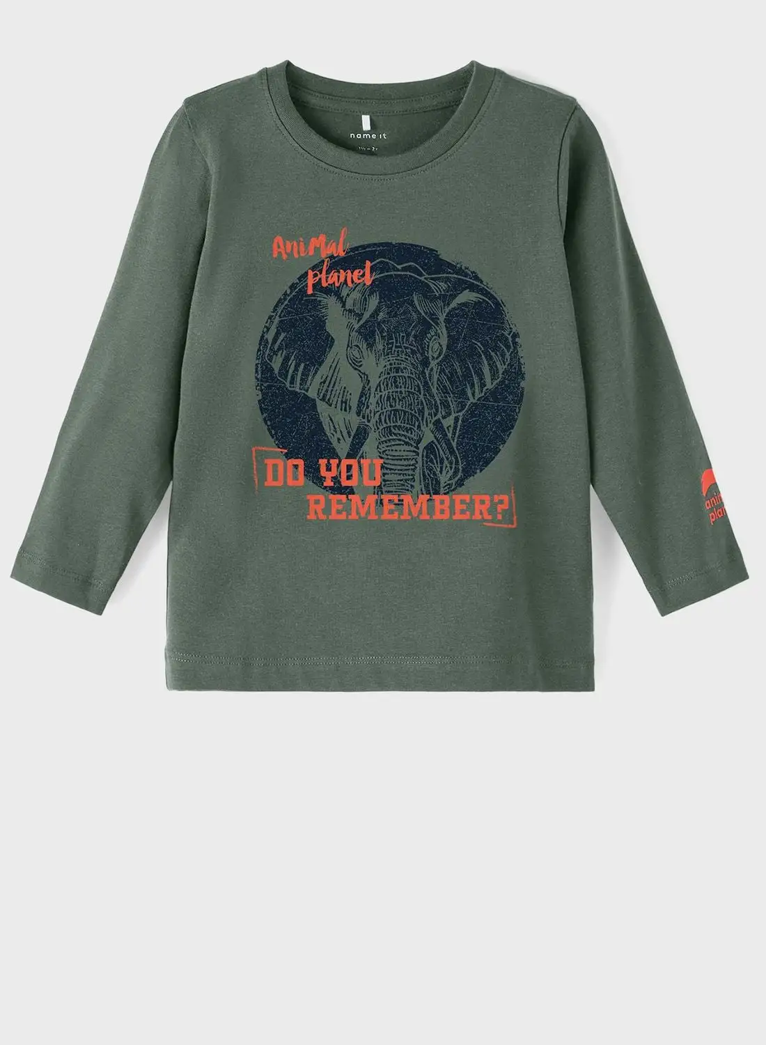 NAME IT Kids Elephant Print T-Shirt