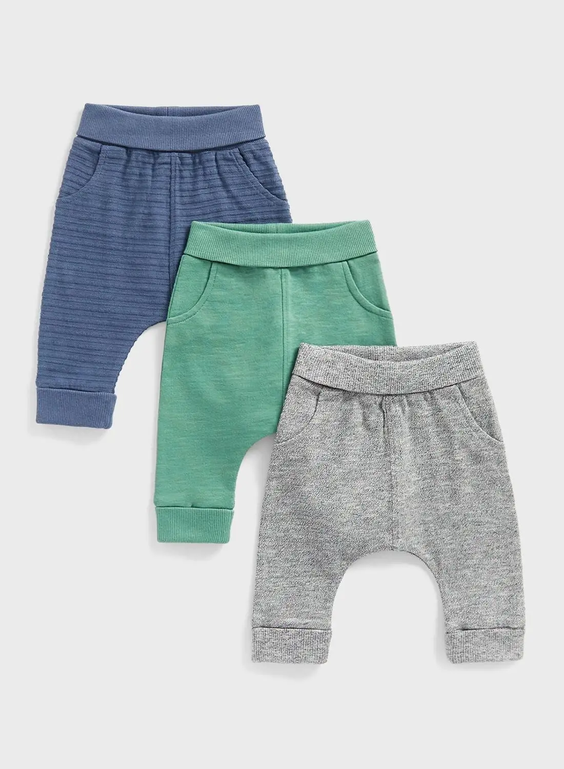 mothercare Infant 3 Pack Assorted Sweatpants