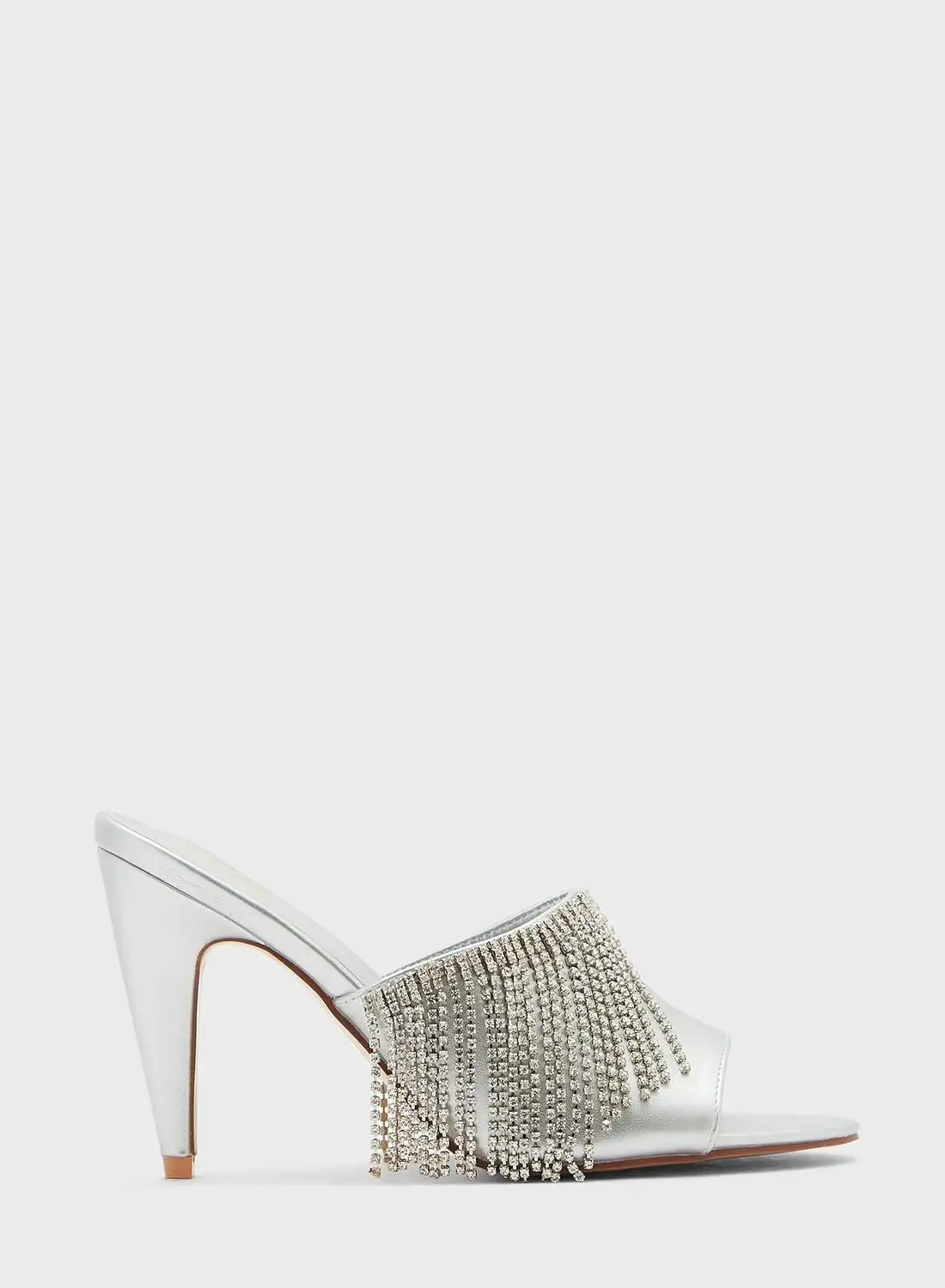 Ella Limited Edition Diamante Fringed Mule Sandal