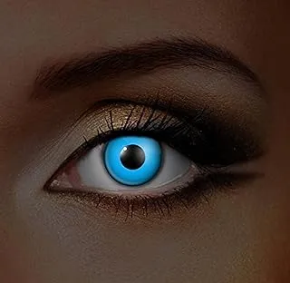 Funky Cosmetics Lenses I-Glow Blue UV Eye Accessories