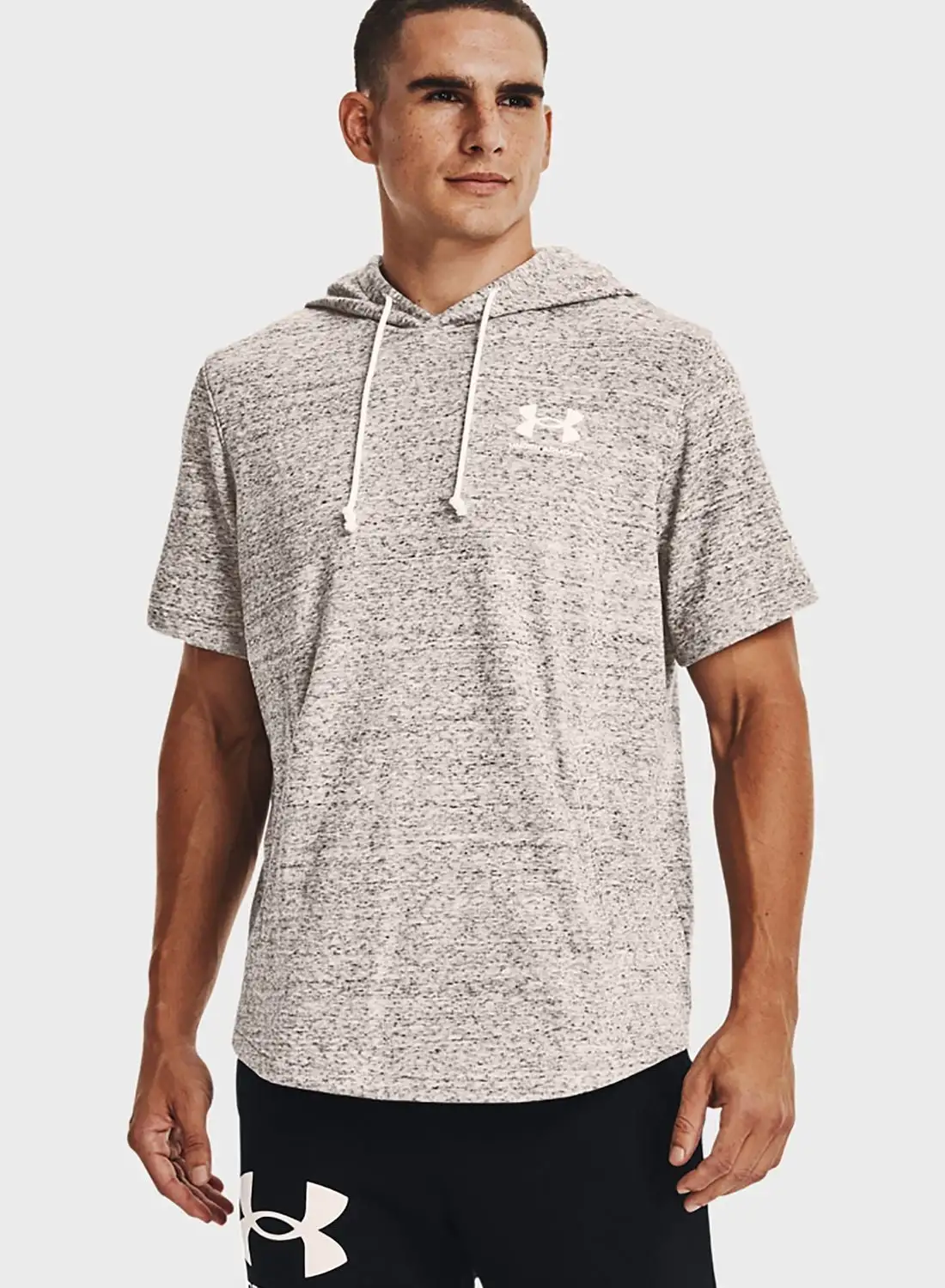 UNDER ARMOUR Rival Terry Short Sleeve Hoodie