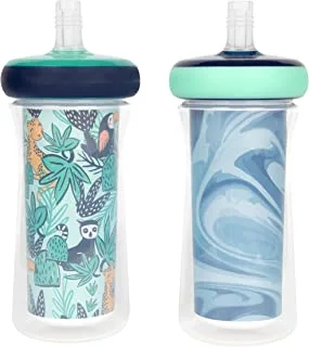 The First Years - Insulated Straw Cup - Pack of 2 - Blue