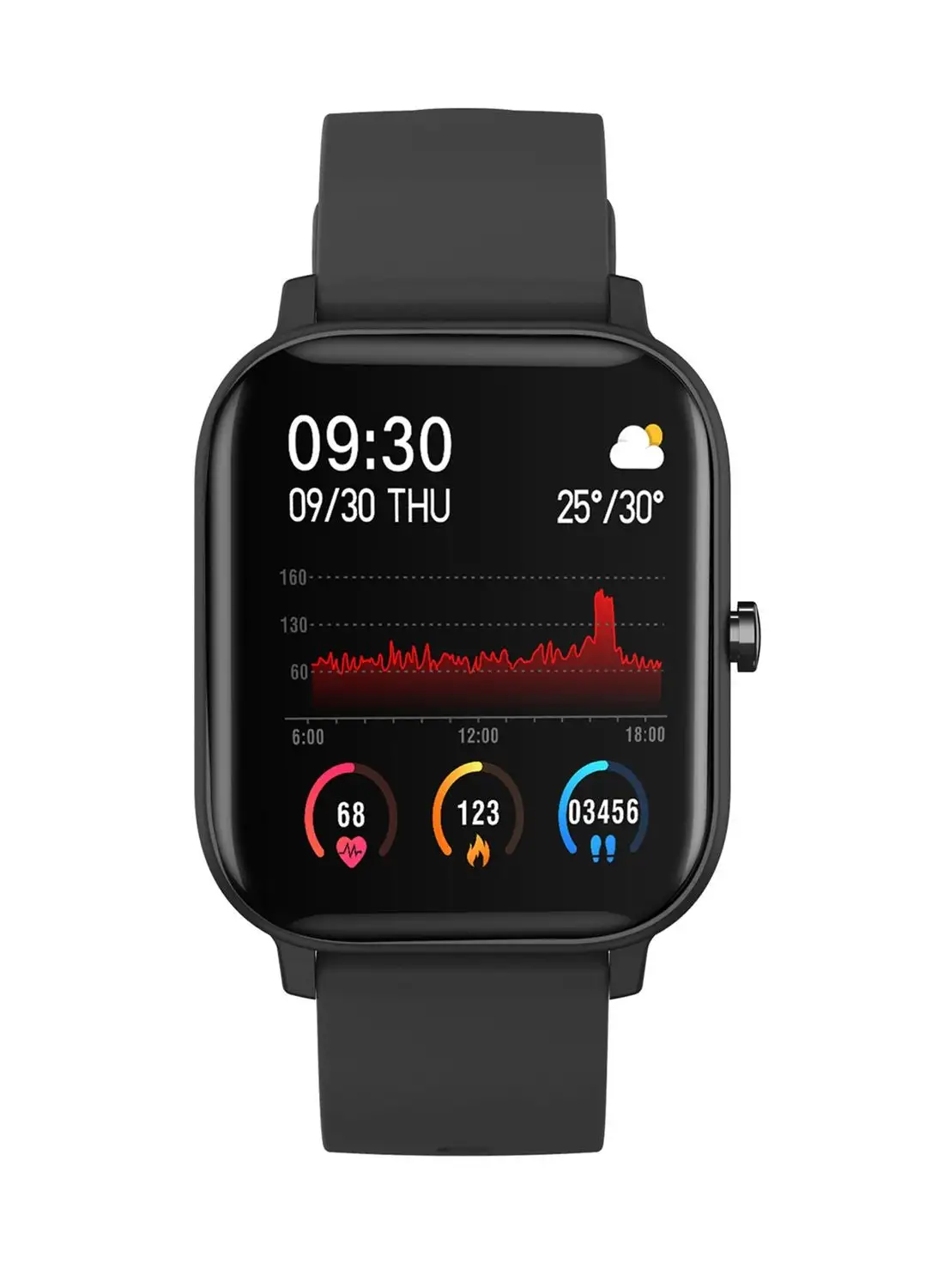 Seventy Five Smart Watch W/ Dynamic Heart Rate & Multi Features